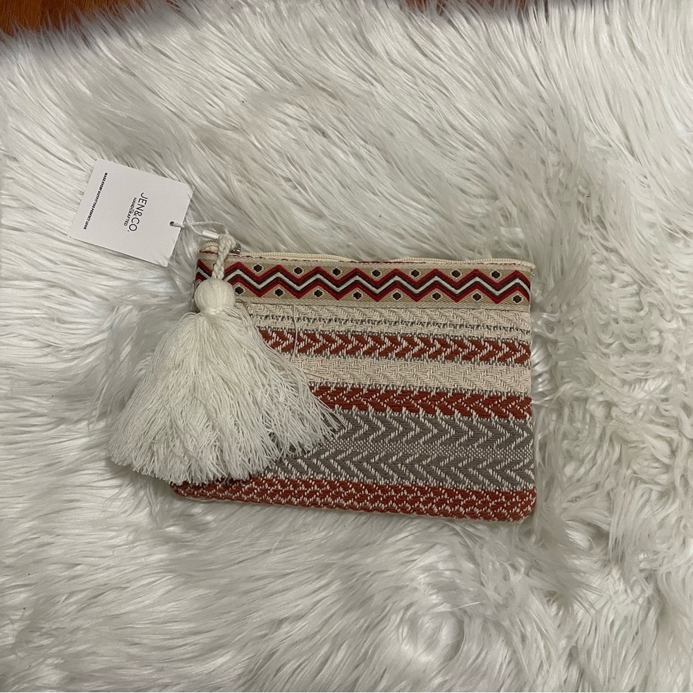 Jen & Co Adalaide Printed Cotton Pouch - Picture 9 of 9
